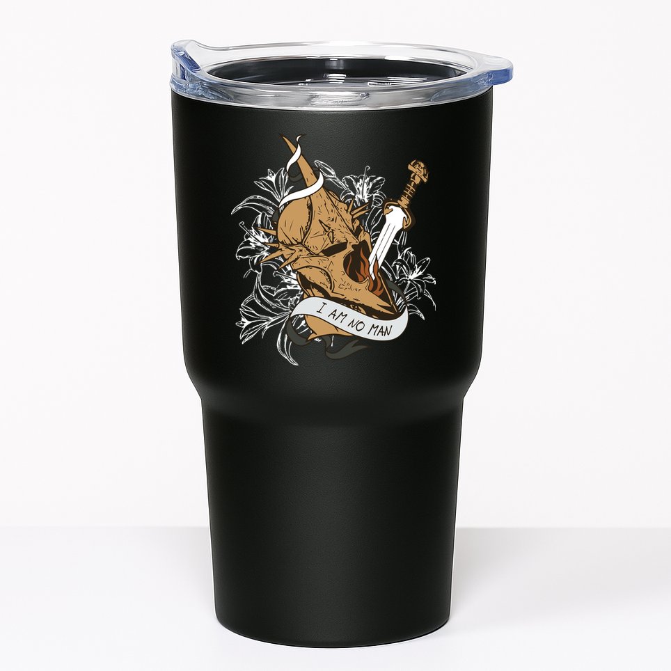 I Am No Man Eowyn Book Lover Gift Lotr Tumbler