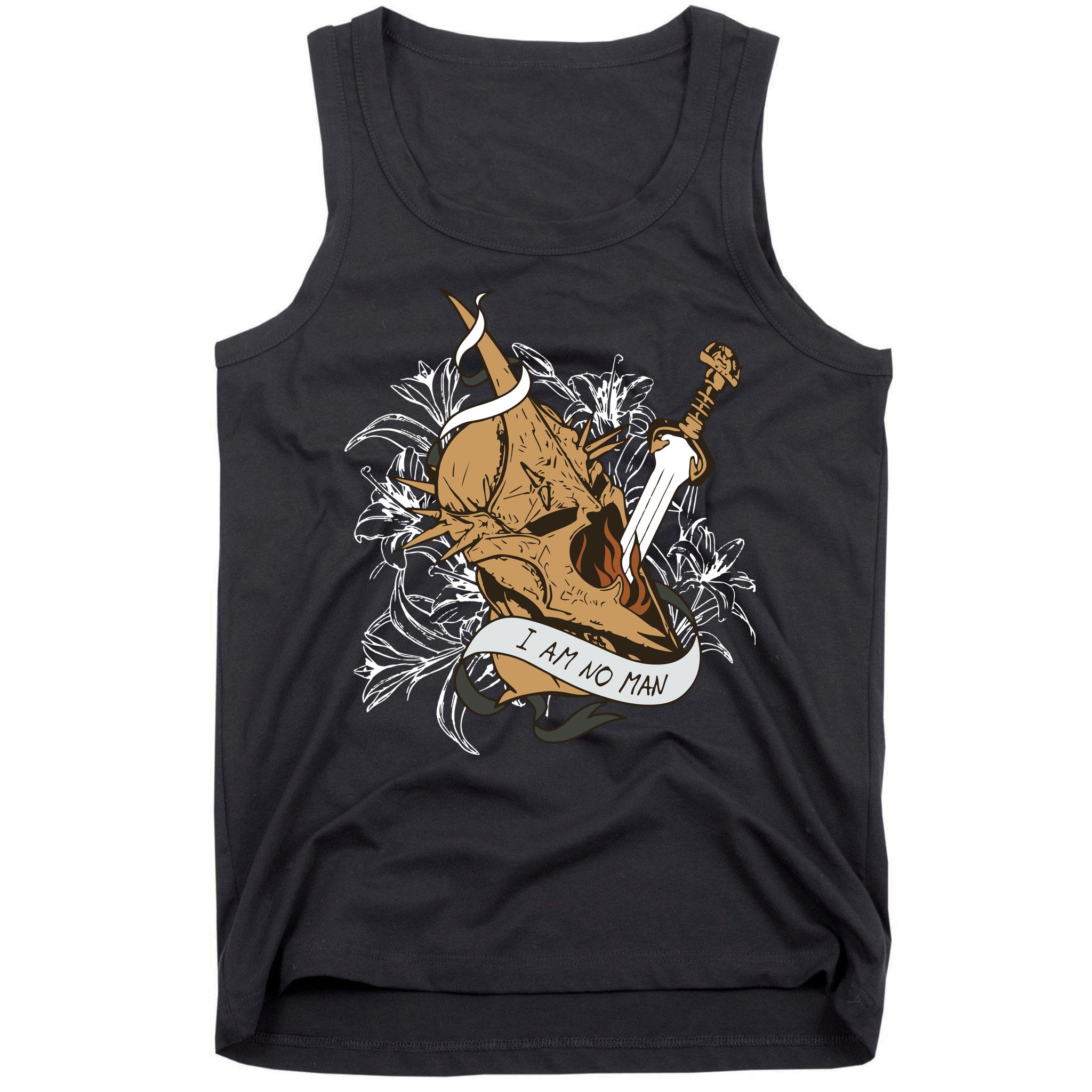 I Am No Man Eowyn Book Lover Gift Lotr Tank Top