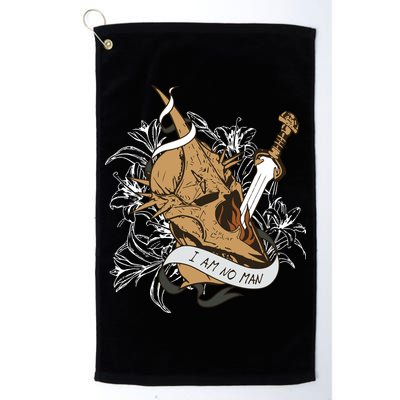 I Am No Man Eowyn Book Lover Gift Lotr Golf Towel