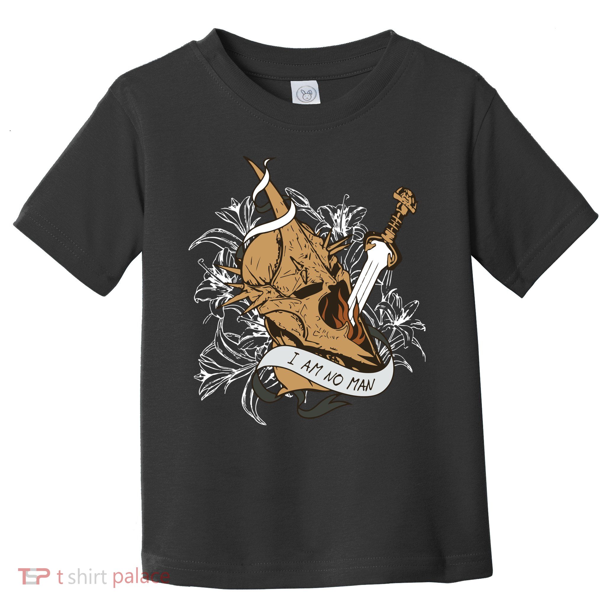 I Am No Man Eowyn Book Lover Gift Lotr Toddler T-Shirt