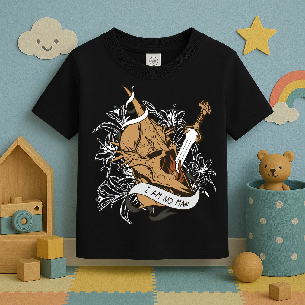 I Am No Man Eowyn Book Lover Gift Lotr Toddler T-Shirt