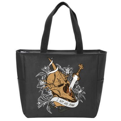 I Am No Man Eowyn Book Lover Gift Lotr Zip Tote Bag