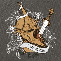 I Am No Man Eowyn Book Lover Gift Lotr Cotton Canvas Backpack