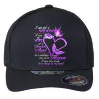 I Am Not A Widow I Am The Wife Of A Guardian Angel Butterfly Flexfit Unipanel Trucker Cap