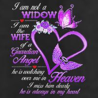 I Am Not A Widow I Am The Wife Of A Guardian Angel Butterfly 11oz C Handle Ceramic Mug