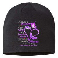 I Am Not A Widow I Am The Wife Of A Guardian Angel Butterfly Sustainable Beanie