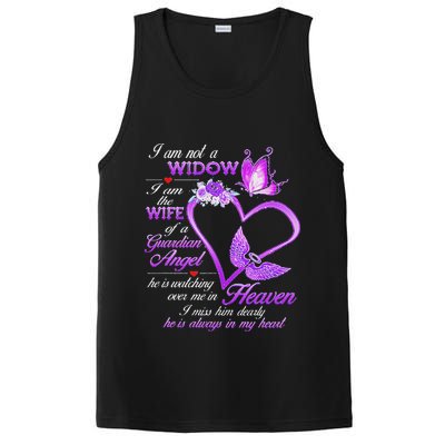 I Am Not A Widow I Am The Wife Of A Guardian Angel Butterfly PosiCharge Competitor Tank