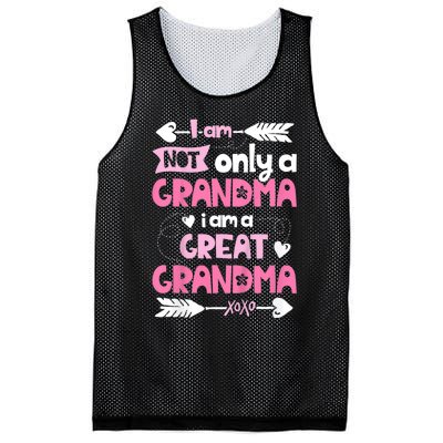 I Am Not Only A Grandma Family Women Great Grandma Mesh Reversible Basketball Jersey Tank