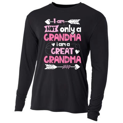 I Am Not Only A Grandma Family Women Great Grandma Cooling Performance Long Sleeve Crew