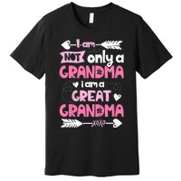 I Am Not Only A Grandma Family Women Great Grandma Premium T-Shirt