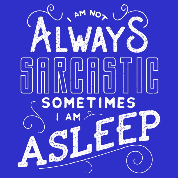 I Am Not Always Sarcastic Sometimes I Am Asleep Gift Bag