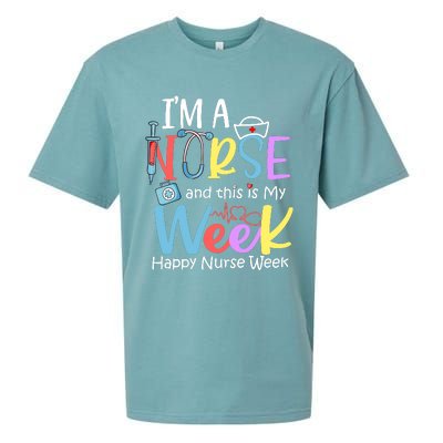 IM A Nurse And This Is My Week Happy Nurse Week Sueded Cloud Jersey T-Shirt