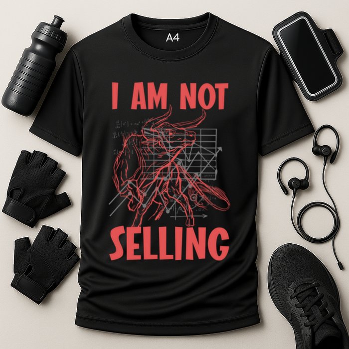 I Am Not Selling Gift Cooling Performance Crew T-Shirt