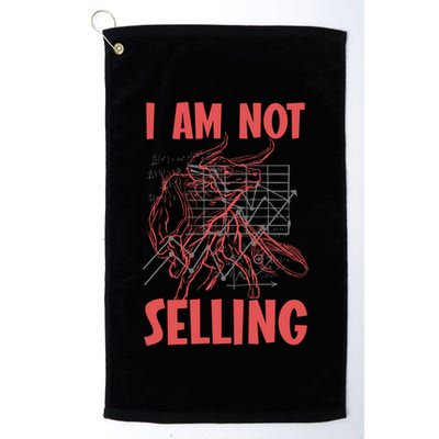 I Am Not Selling Gift Golf Towel