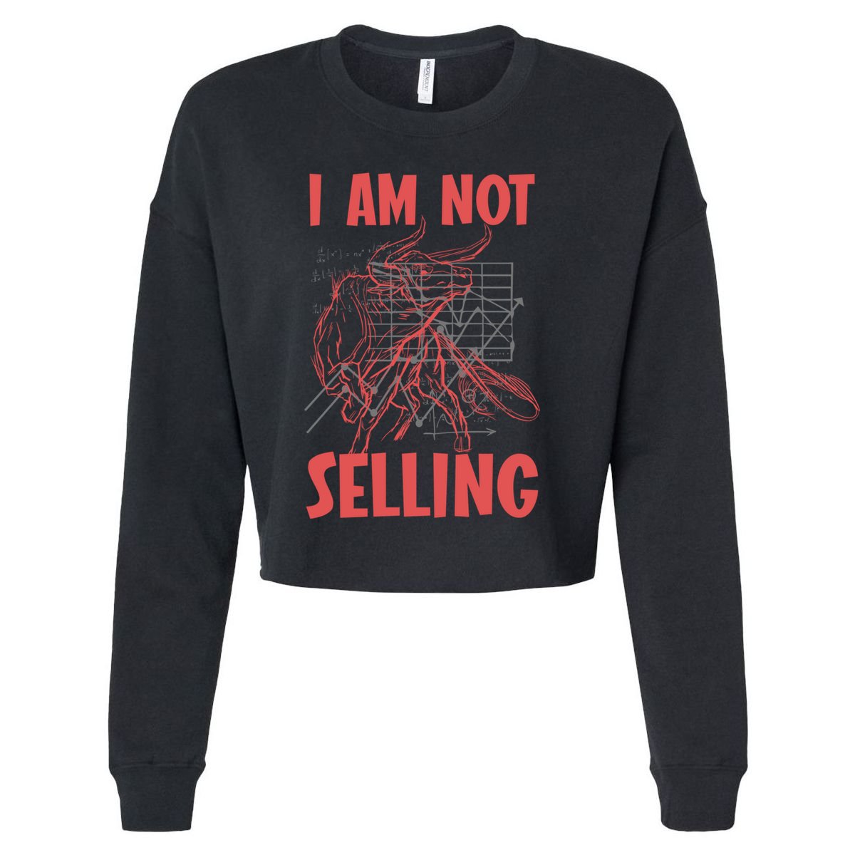 I Am Not Selling Gift Cropped Pullover Crew