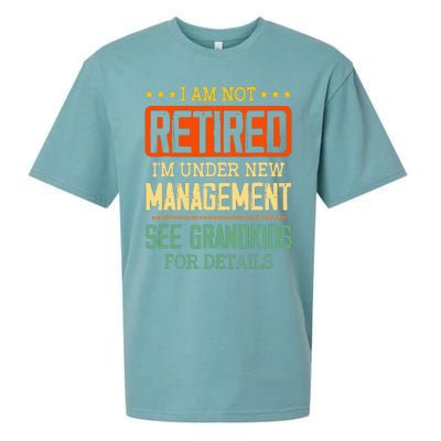 I Am Not Retired IM Under New Managet See Grands Sueded Cloud Jersey T-Shirt