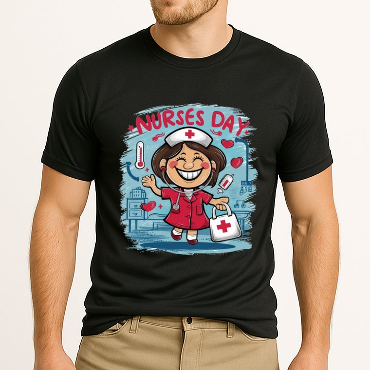 International And National Nurses Day Happy Nurses Day Gift Cooling Performance Crew T-Shirt