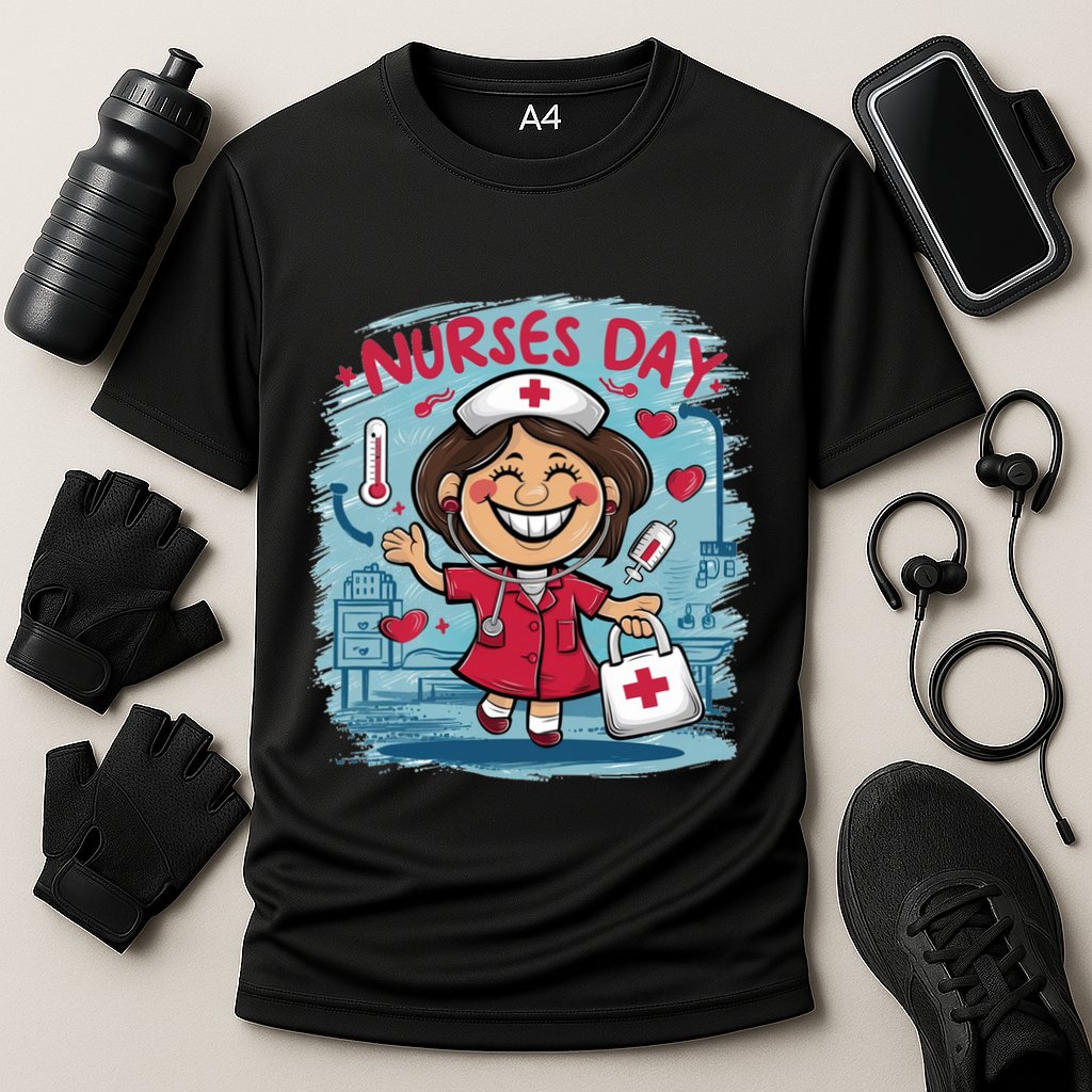 International And National Nurses Day Happy Nurses Day Gift Cooling Performance Crew T-Shirt