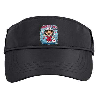 International And National Nurses Day Happy Nurses Day Gift Adult Drive Performance Visor