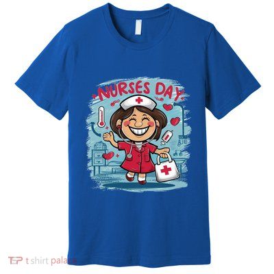 International And National Nurses Day Happy Nurses Day Gift Premium T-Shirt