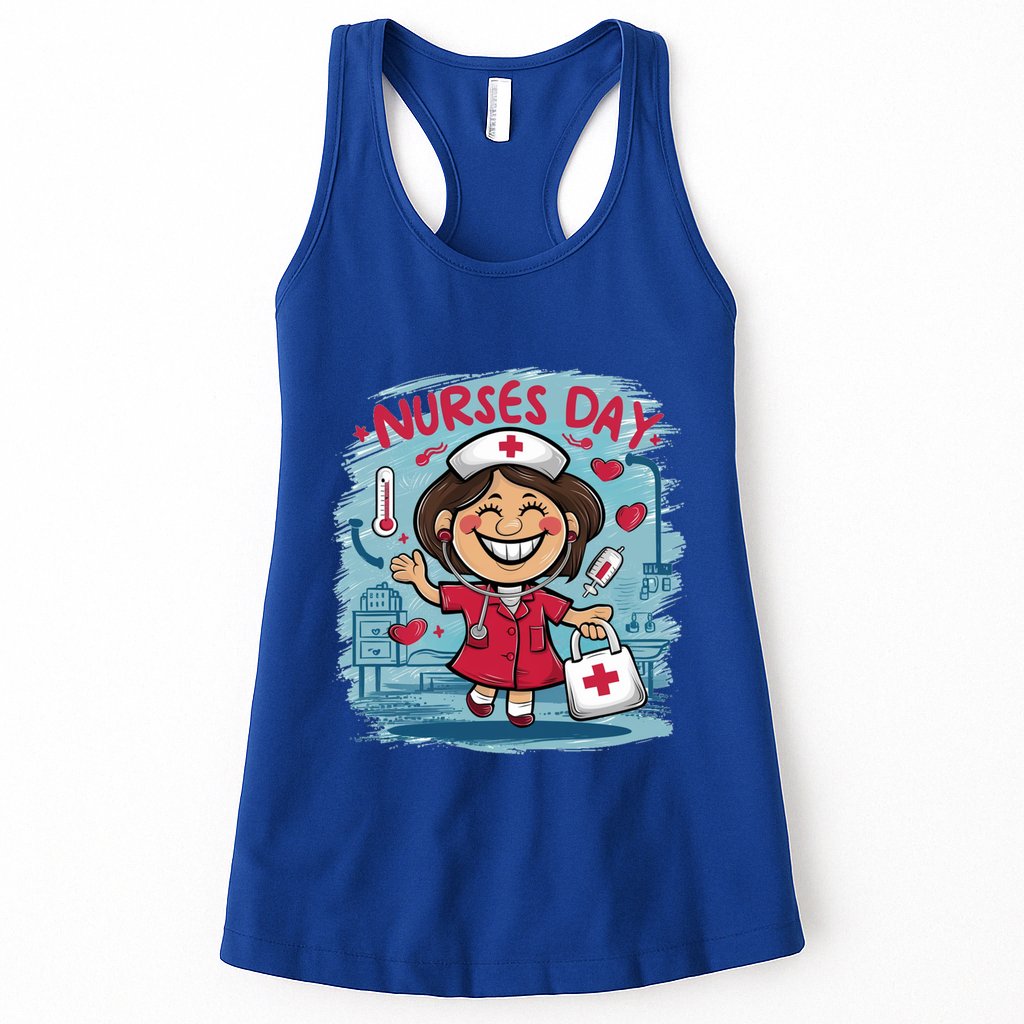 International And National Nurses Day Happy Nurses Day Gift Womens Tank Top
