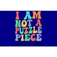 I Am Not A Puzzle Piece Actually Autistic Autism Awareness Bumper Sticker