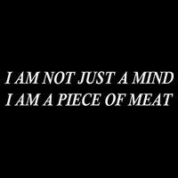 I Am Not Just A Mind I Am A Piece Of Meat 16 in Basic Backpack