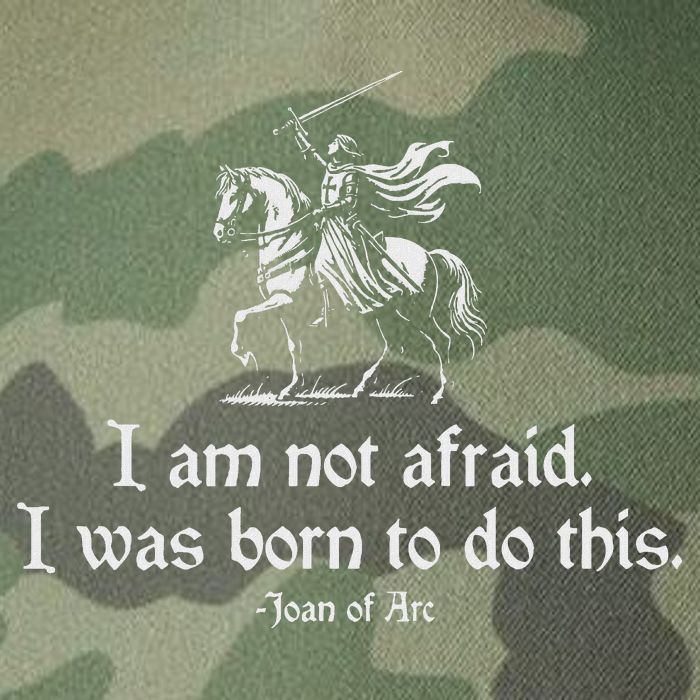 I Am Not Afraid. I Was Born To Do This. Joan Of Arc Quote Legacy Tie Dye Trucker Hat