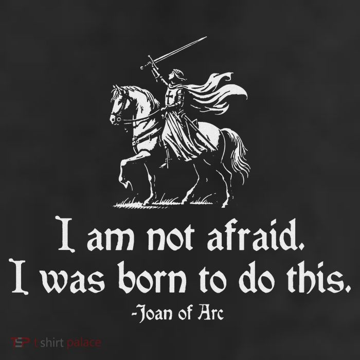 I Am Not Afraid. I Was Born To Do This. Joan Of Arc Quote Cool Comfort Performance Bucket Hat