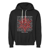 I Am Not A Liberal Snowflake Formidable Love Quote Garment-Dyed Fleece Hoodie