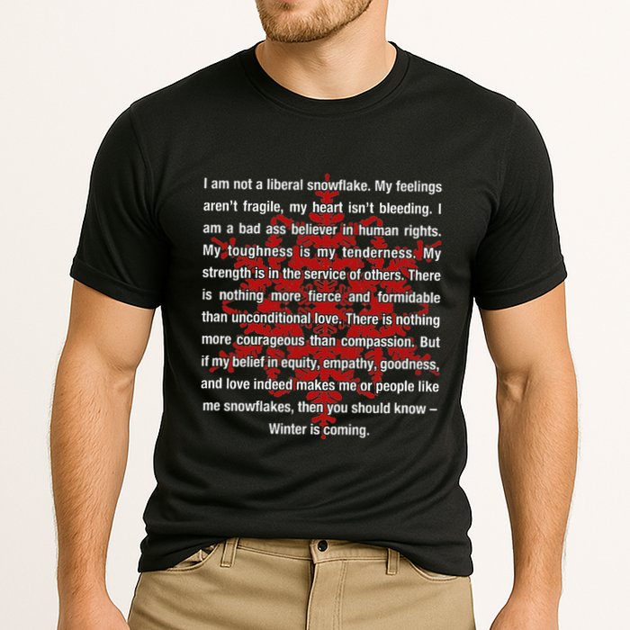 I Am Not A Liberal Snowflake Formidable Love Quote Performance Shirt