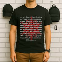 I Am Not A Liberal Snowflake Formidable Love Quote T-Shirt