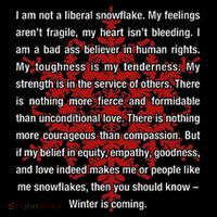 I Am Not A Liberal Snowflake Formidable Love Quote Bucket Hat