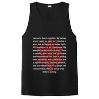 I Am Not A Liberal Snowflake Formidable Love Quote PosiCharge Competitor Tank