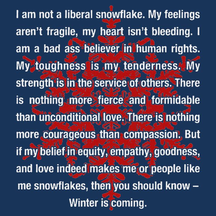 I Am Not A Liberal Snowflake Formidable Love Quote Infant Baby Jersey Bodysuit
