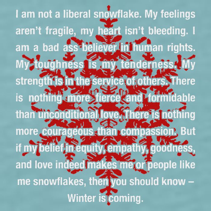 I Am Not A Liberal Snowflake Formidable Love Quote Sueded Cloud Jersey T-Shirt