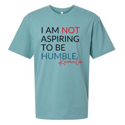 I Am Not Aspiring To Be Humble Sueded Cloud Jersey T-Shirt