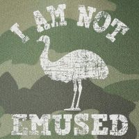 I Am Not Emused Safari Animal Lover Zookeeper Emu Lover Legacy Tie Dye Trucker Hat
