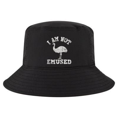I Am Not Emused Safari Animal Lover Zookeeper Emu Lover Cool Comfort Performance Bucket Hat