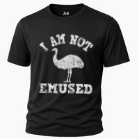 I Am Not Emused Safari Animal Lover Zookeeper Emu Lover Cooling Performance Crew T-Shirt