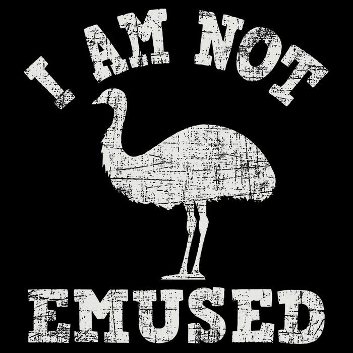 I Am Not Emused Safari Animal Lover Zookeeper Emu Lover Backpack