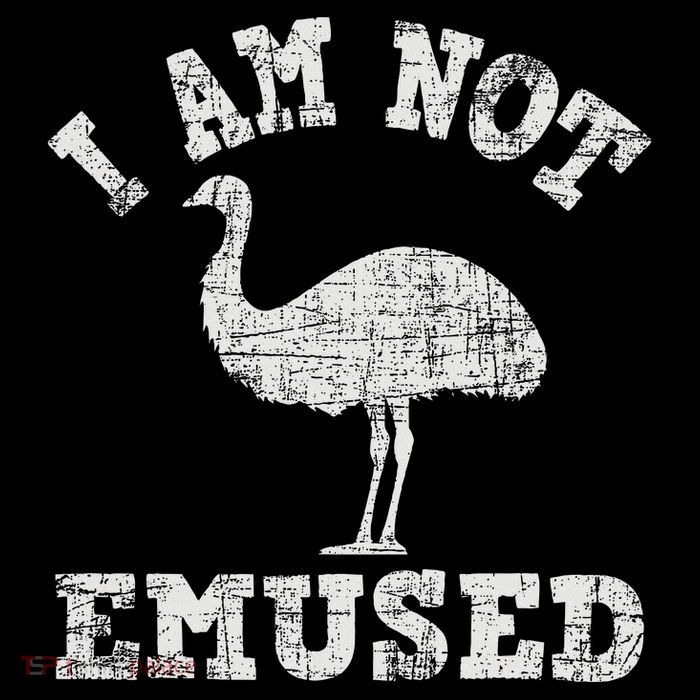I Am Not Emused Safari Animal Lover Zookeeper Emu Lover 7-Panel Snapback Hat