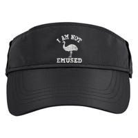 I Am Not Emused Safari Animal Lover Zookeeper Emu Lover Adult Drive Performance Visor