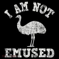 I Am Not Emused Safari Animal Lover Zookeeper Emu Lover Bucket Hat