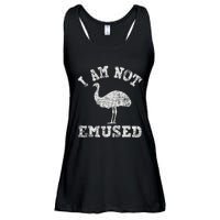 I Am Not Emused Safari Animal Lover Zookeeper Emu Lover Ladies Essential Flowy Tank