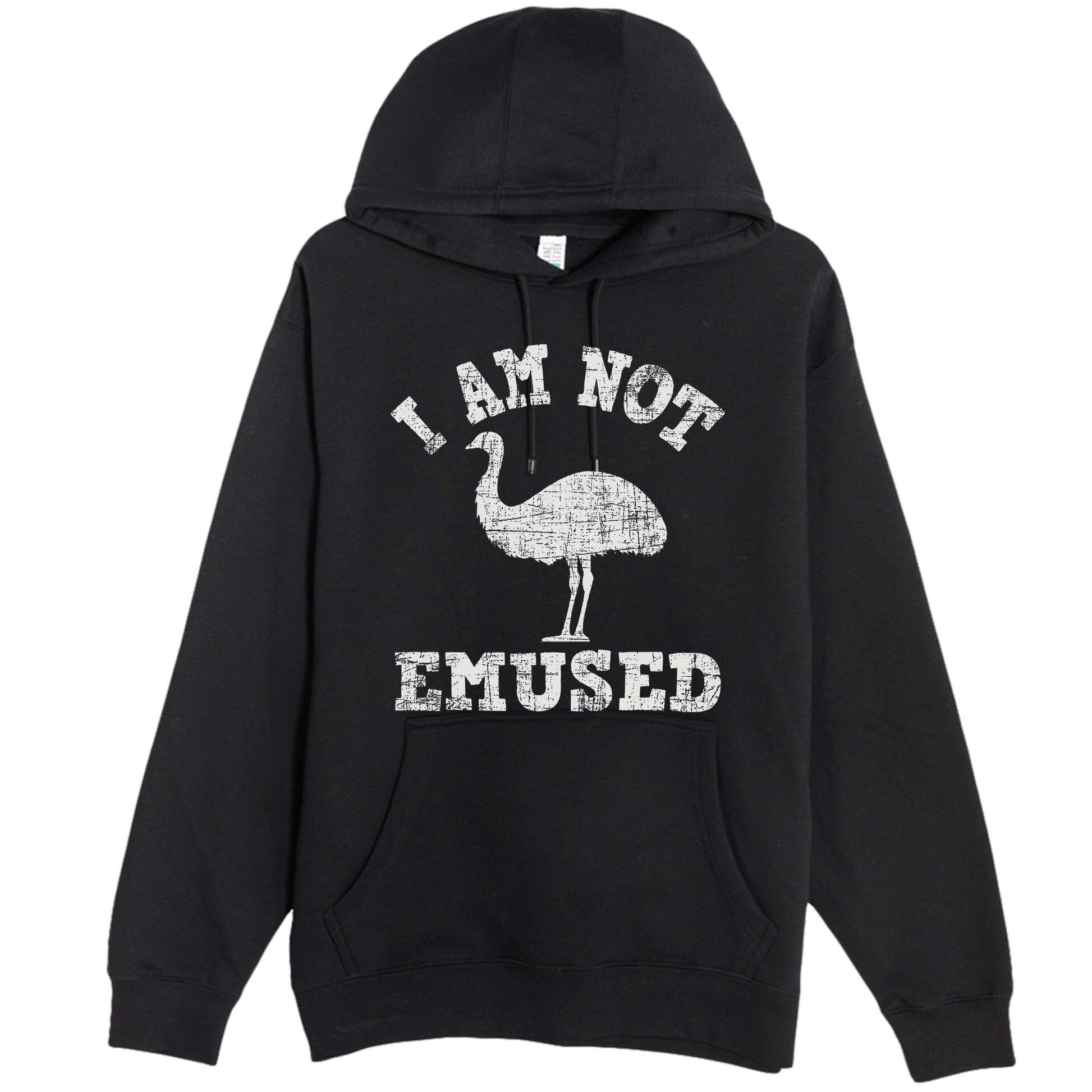 I Am Not Emused Safari Animal Lover Zookeeper Emu Lover Premium Pullover Hoodie