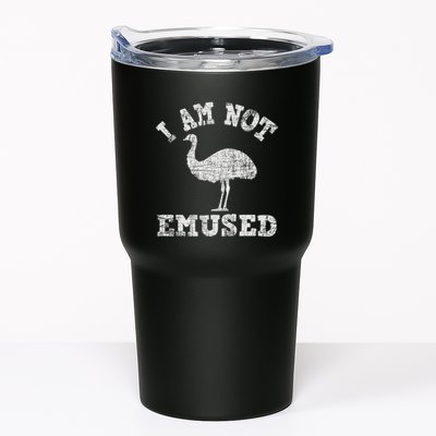 I Am Not Emused Safari Animal Lover Zookeeper Emu Lover Tumbler