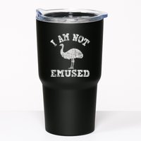 I Am Not Emused Safari Animal Lover Zookeeper Emu Lover Tumbler