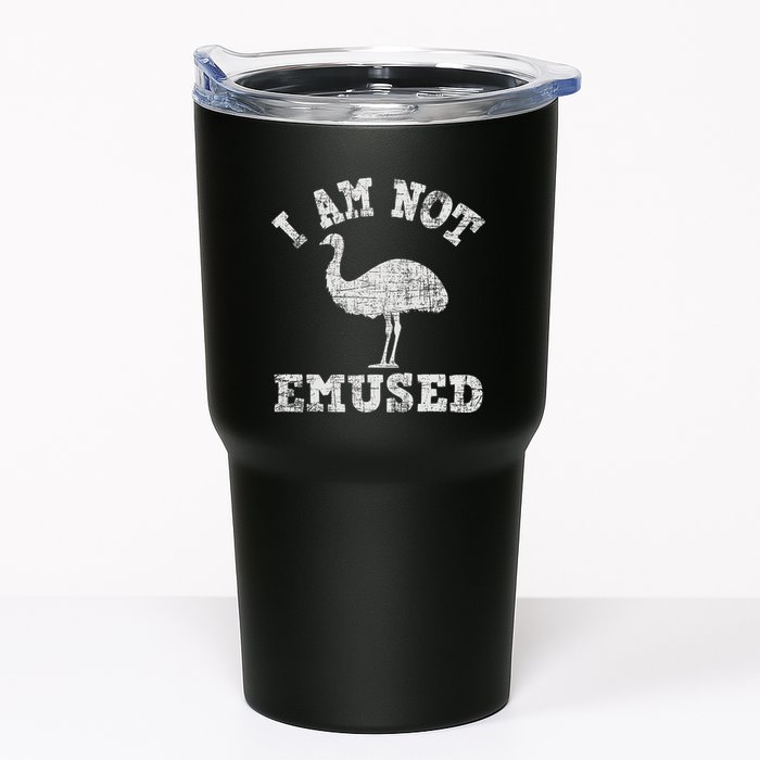 I Am Not Emused Safari Animal Lover Zookeeper Emu Lover Tumbler