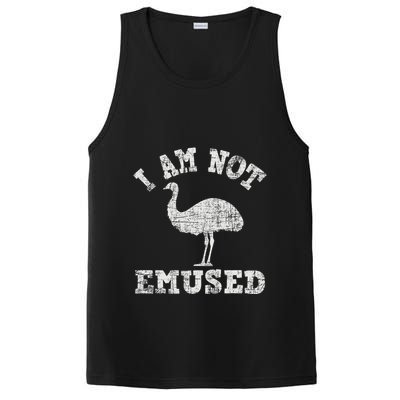 I Am Not Emused Safari Animal Lover Zookeeper Emu Lover PosiCharge Competitor Tank